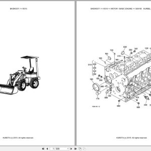 Kubota Excavator R310 Parts Catalog EN DE (1)