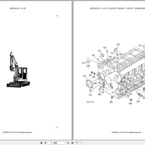Kubota Excavator U 35 Parts Catalog EN DE (1)