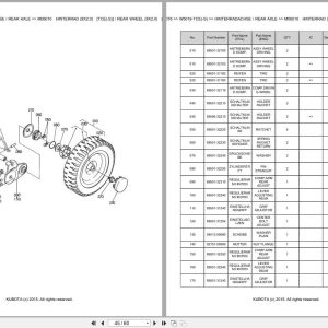 Kubota Mower W5019 TCE W5019 TCE S Parts Catalog EN DE (3)