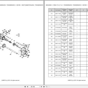 Kubota Mower W5021 TC G W5021T G Parts Catalog EN DE (3)