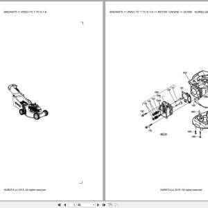 Kubota Mower W5021 TC W5021 T W5021 TC S W5021 T S Parts Catalog EN DE (1)