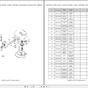 Kubota Mower W5021 TCE W5021 TCE S Parts Catalog EN DE (2)