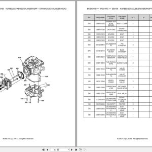 Kubota Mower W621HTC Parts Catalog EN DE (1)