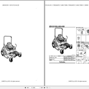 Kubota Mower ZD1211R 2 EU S5 Parts Catalog EN DE (1)