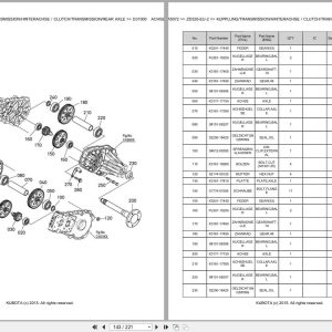 Kubota Mower ZD326 EU 2 Parts Catalog EN DE (3)