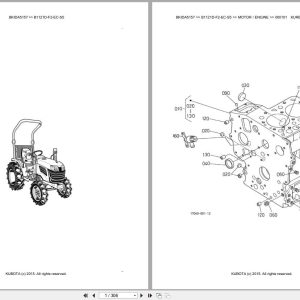 Kubota Tractor B1121D F2 EC S5 Parts Catalog EN DE (1)