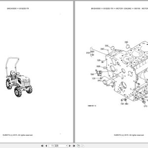 Kubota Tractor B1820D TR Spare Parts Catalog EN TR (1)