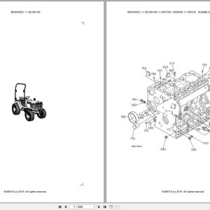 Kubota Tractor B2100 HD Parts Catalog EN DE (1)