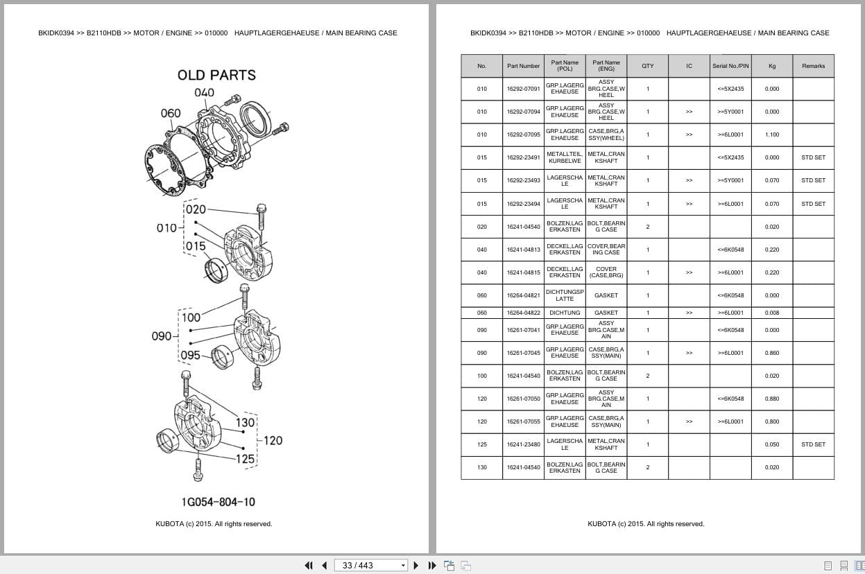 Kubota Tractor B2110HDB Parts Catalog EN DE (3)