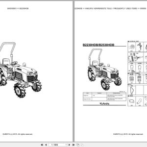 Kubota Tractor B2230HDB Parts Catalog EN DE (1)
