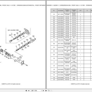 Kubota Tractor B2400D Parts Catalog EN DE (2)
