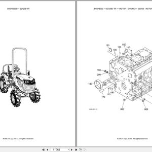 Kubota Tractor B2420D TR Spare Parts Catalog EN TR (1)