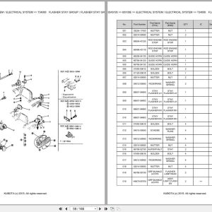 Kubota Tractor B5100E Parts Catalog EN DE (3)