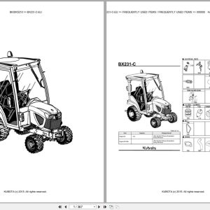 Kubota Tractor BX231 C EU Parts Catalog EN DE (1)
