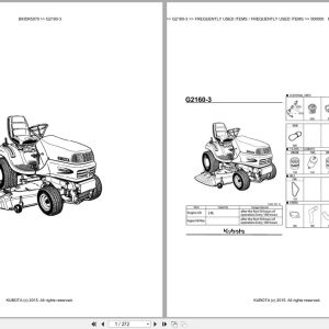 Kubota Tractor G2160 3 Parts Catalog EN DE (1)