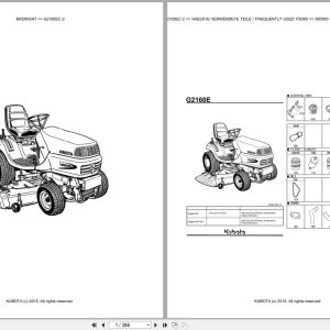 Kubota Tractor G2160EC 2 Parts Catalog EN DE (1)