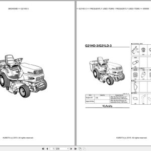 Kubota Tractor G21HD 3 Parts Catalog EN DE (1)