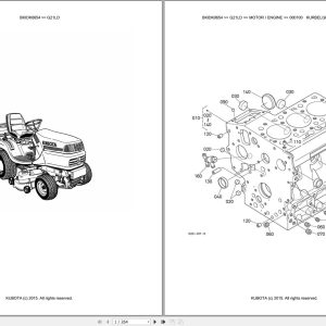 Kubota Tractor G21LD Parts Catalog EN DE (1)