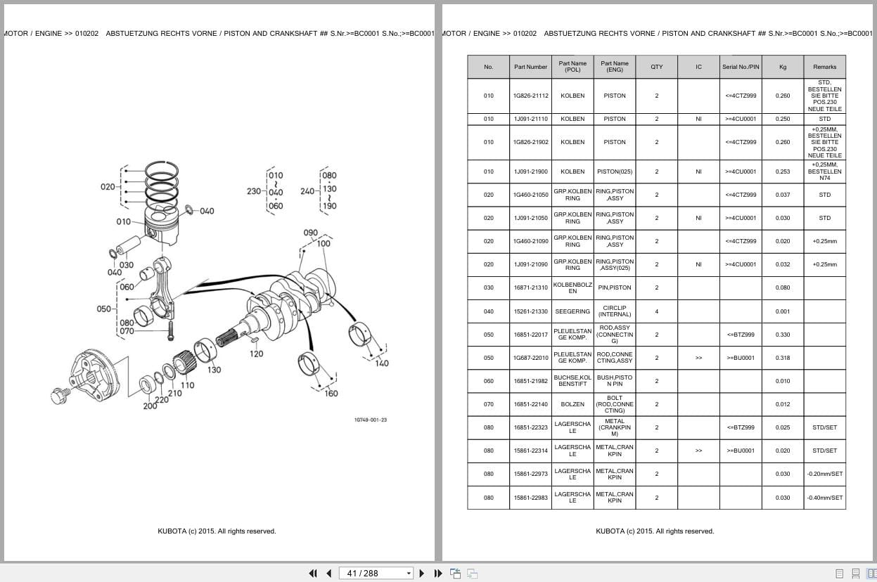 Kubota Tractor GZD15 IIHD Parts Catalog EN DE (3)