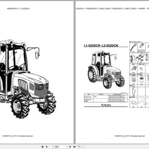 Kubota Tractor L1 522DCN Parts Catalog EN DE (1)