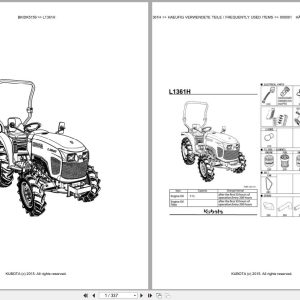Kubota Tractor L1361H Parts Catalog EN DE (1)
