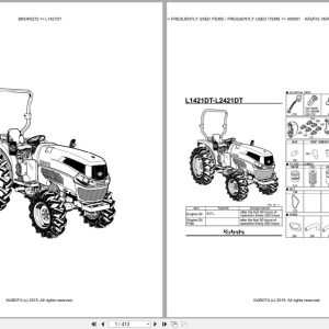 Kubota Tractor L1421DT Parts Catalog EN DE (1)