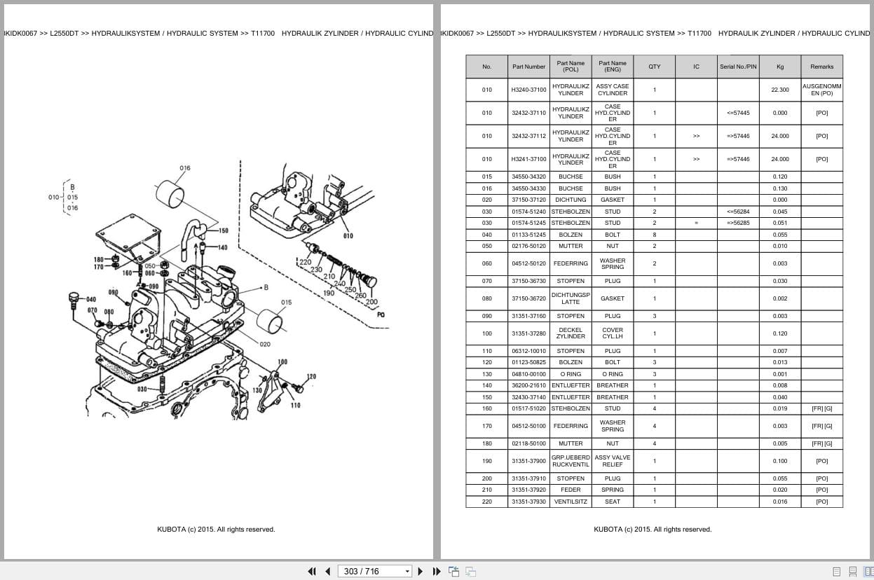 Kubota Tractor L2550DT Parts Catalog EN DE (3)