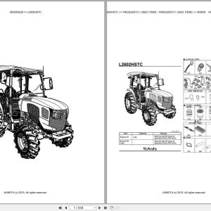 Kubota Tractor L2602HSTC Parts Catalog EN DE (1)