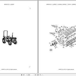 Kubota Tractor L2850DT Parts Catalog EN DE (1)