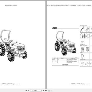 Kubota Tractor L3200DT Parts Catalog EN DE (1)