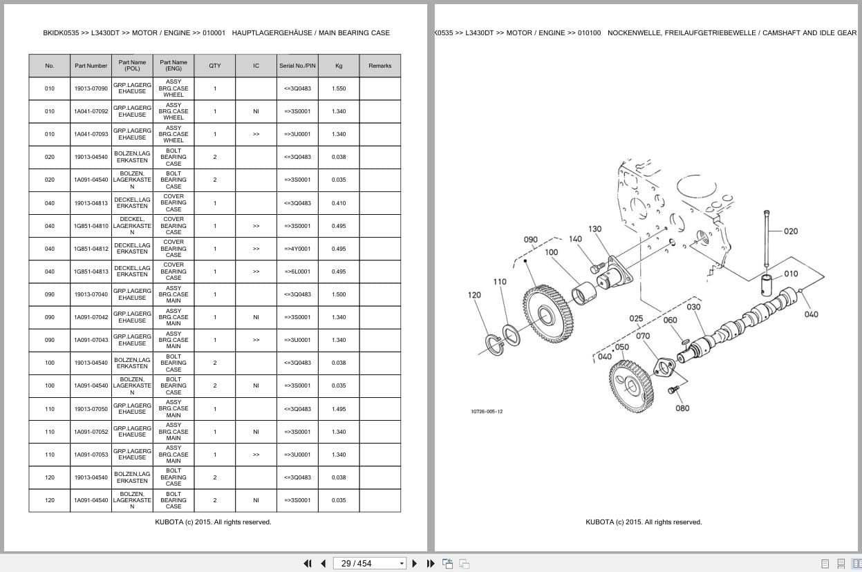 Kubota Tractor L3430DT Parts Catalog EN DE (3)