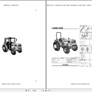 Kubota Tractor L3600DT L3600HST Parts Catalog EN DE (1)