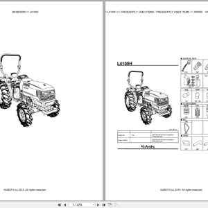 Kubota Tractor L4100H Parts Catalog EN DE (1)