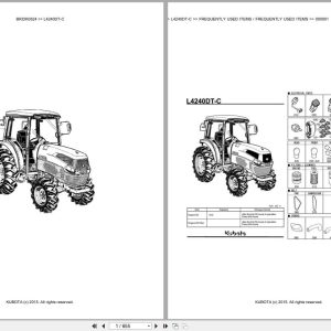 Kubota Tractor L4240DT C Parts Catalog EN DE (1)