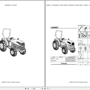 Kubota Tractor L5040DT Parts Catalog EN DE (1)