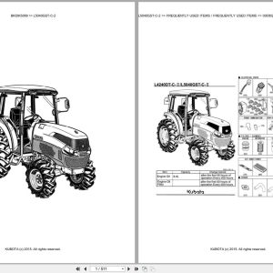 Kubota Tractor L5040GST C 2 Parts Catalog EN DE (1)