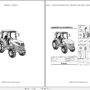 Kubota Tractor L5740HST C Parts Catalog EN DE (1)