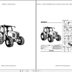 Kubota Tractor M105GXDTSC24 3 Parts Catalog EN DE (1)