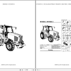 Kubota Tractor M110GXDTC 2 Spare Parts Catalog EN TR (1)