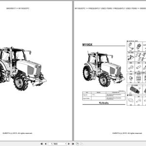 Kubota Tractor M110GXDTC Parts Catalog EN DE (1)
