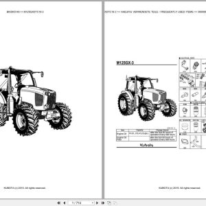 Kubota Tractor M125GXDTC19 3 Parts Catalog EN DE (1)