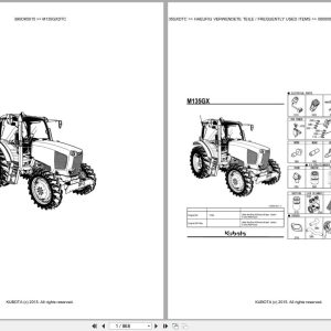Kubota Tractor M135GXDTC Parts Catalog EN DE (1)