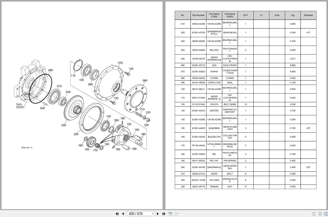Kubota Tractor M5111HC Spare Parts Catalog EN TR (2)