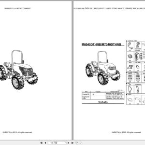 Kubota Tractor M7040DTHNB EC Spare Parts Catalog EN TR (1)