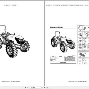 Kubota Tractor M7060DTH Parts Catalog EN DE (1)