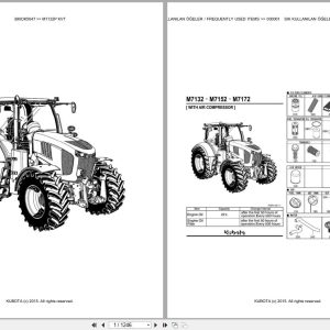 Kubota Tractor M7132P KVT Spare Parts Catalog EN TR (1)
