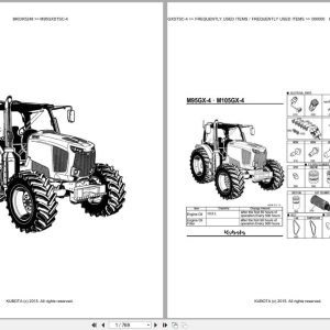 Kubota Tractor M95GXDTSC 4 Parts Catalog EN DE (1)