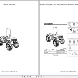 Kubota Tractor ME5700DTN Spare Parts Catalog EN TR (1)