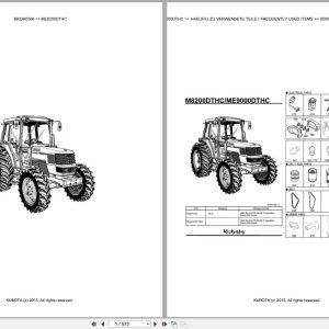 Kubota Tractor ME8200DTHC Parts Catalog EN DE (1)