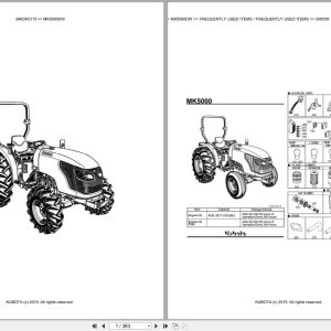 Kubota Tractor MK5000DW Parts Catalog EN DE (1)